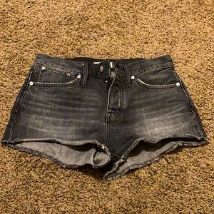 Madewell cutoff jean shorts size 26